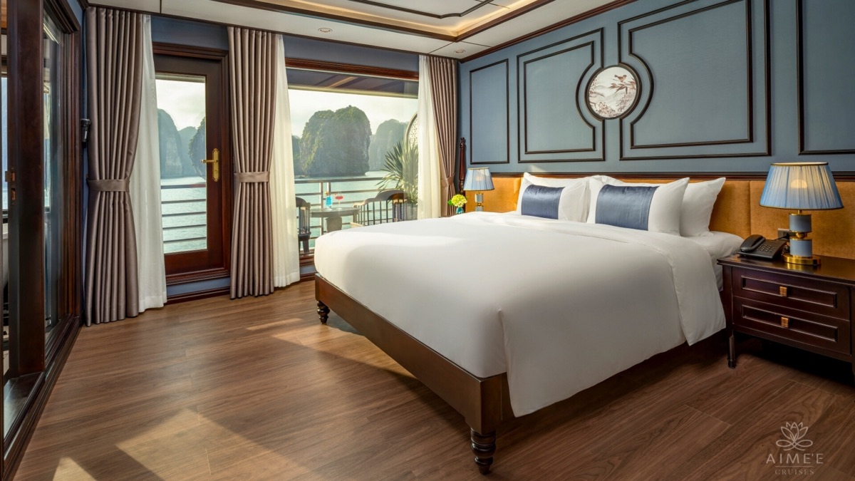 Eden Balcony Suite cabin aboard Aimee Cruise