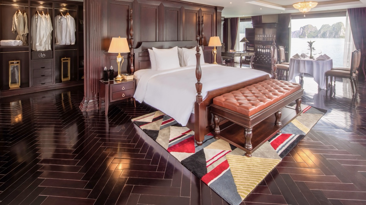 Presidental Suite cabin aboard Ambassador Cruise