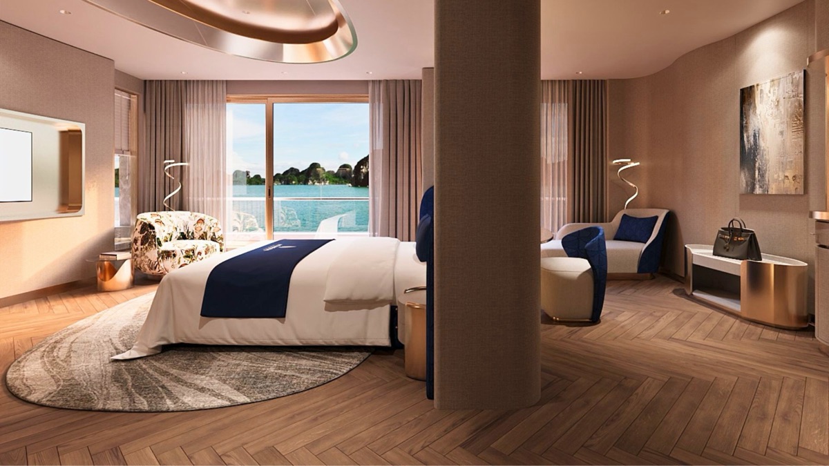 Athena Captain's View Suite cabin aboard Athena Premium Cruise
