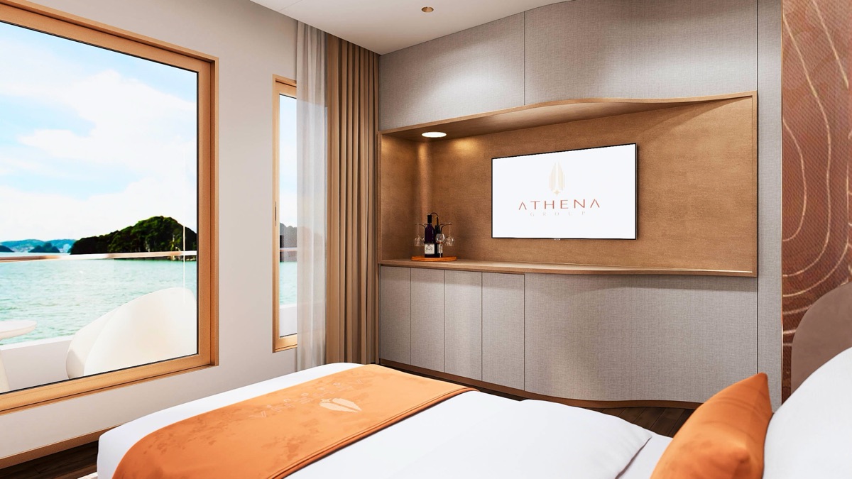 Athena Premium Balcony Cabin cabin aboard Athena Premium Cruise