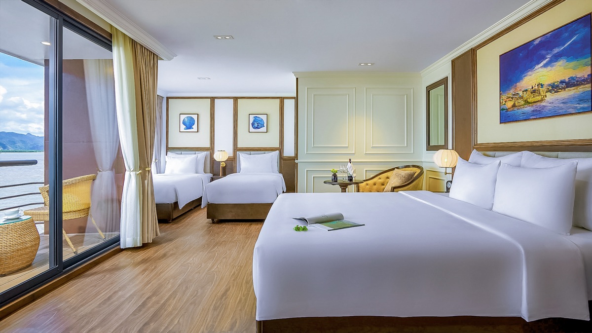 Sky Family Suite cabin aboard Capella Cruise