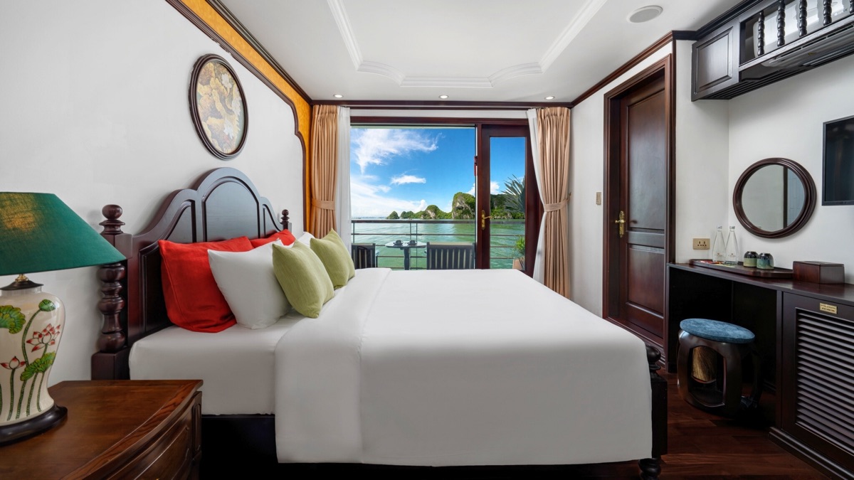 Executive Balcony cabin aboard Cycad Cruise