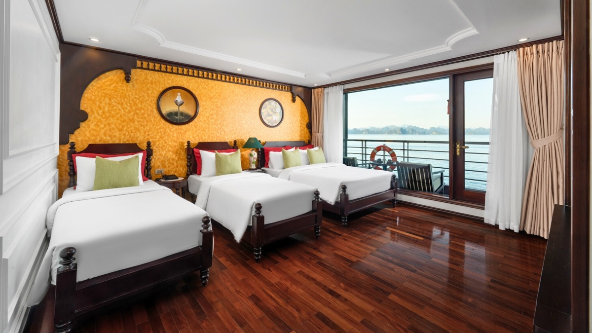 Family Balcony cabin aboard Cycad Cruise