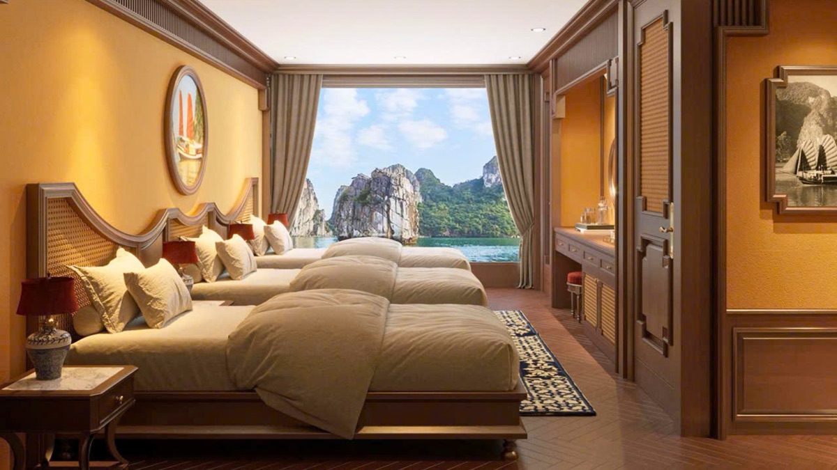 Family Suite Balcony cabin aboard Cycad Grand Cruise