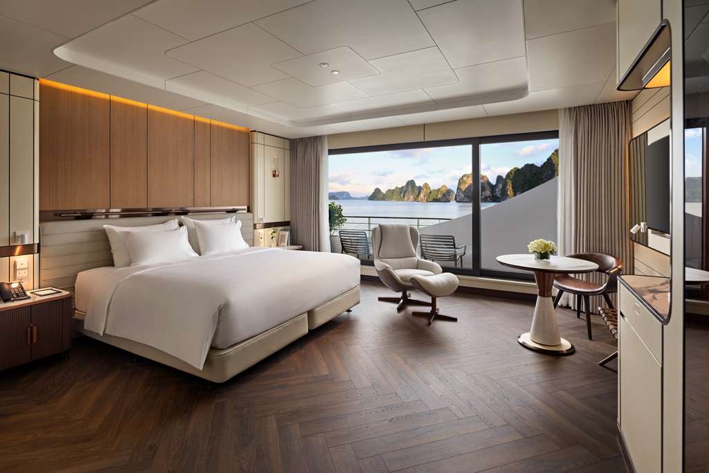 Ocean Balcony Suite cabin aboard Grand Pioneers