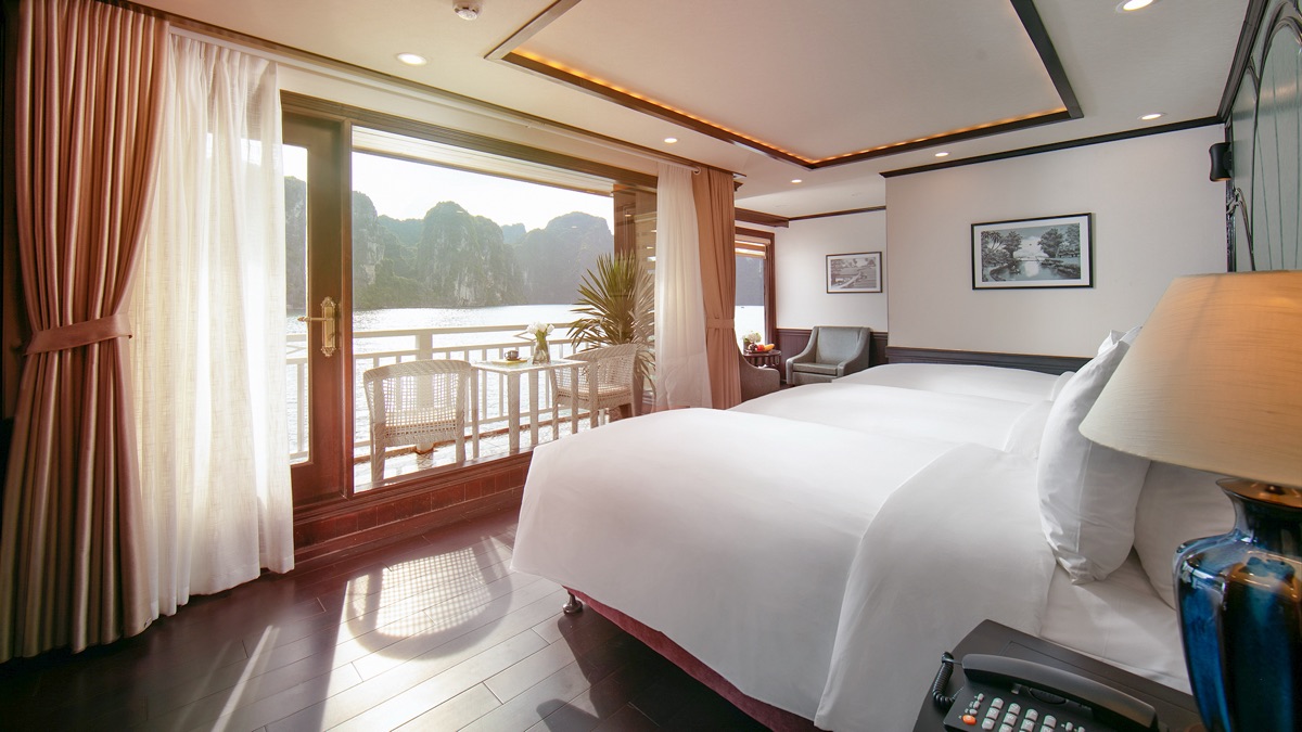 Triple Junior Suite cabin aboard Hermes Cruise