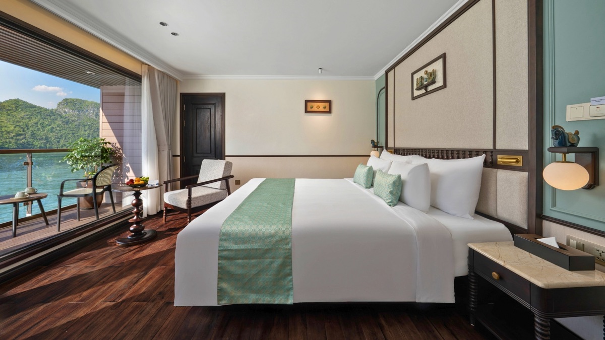 Sky Suite cabin aboard Lyra Grandeur Cruise