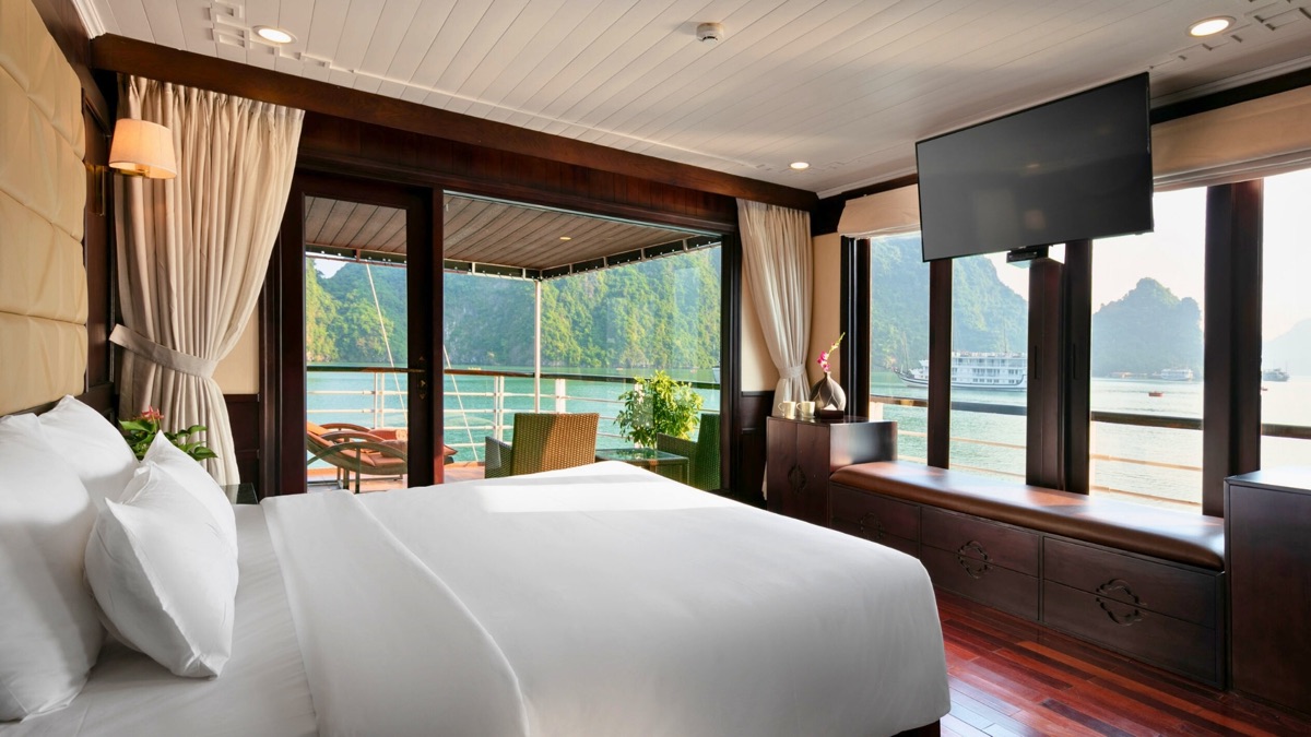 Royal Suite Balcony cabin aboard Mila Lux Cruise