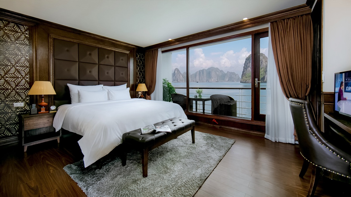 Elegance Suite Balcony cabin aboard Mon Cheri Cruise