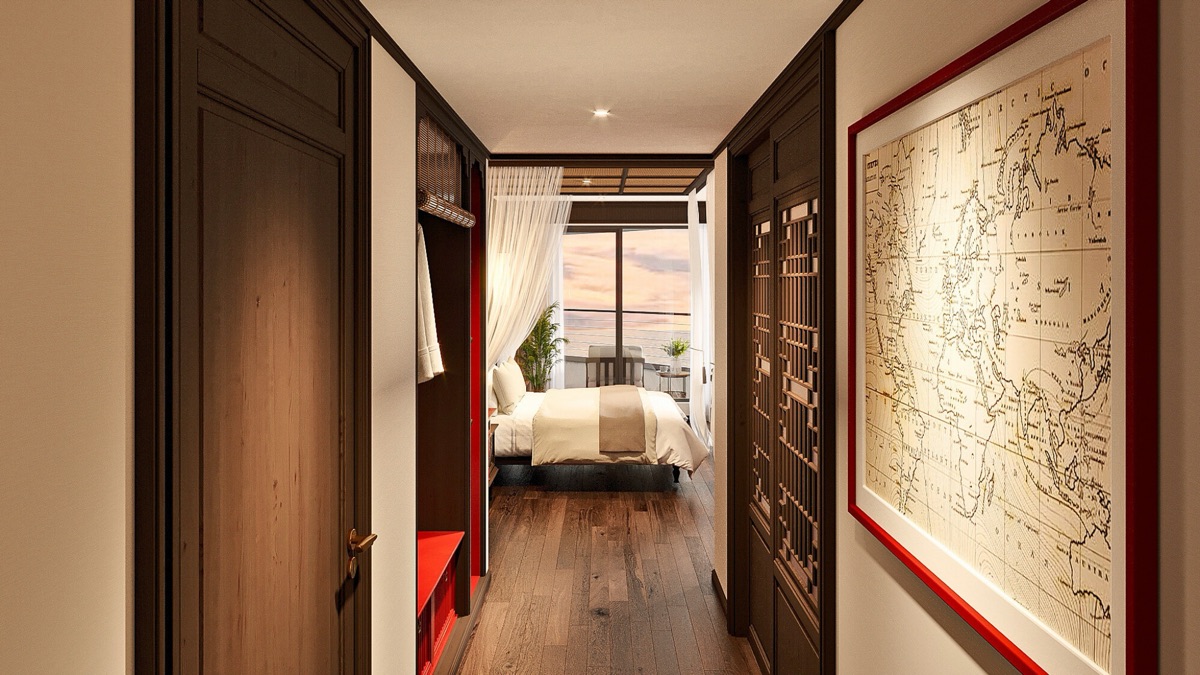 Nostalgia Master Suite cabin aboard Nostalgia Sails