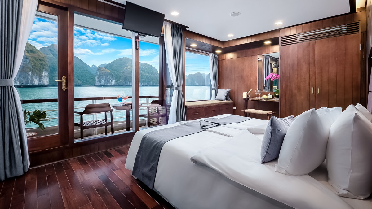 Premium Suite Balcony cabin aboard Orchid Cruise