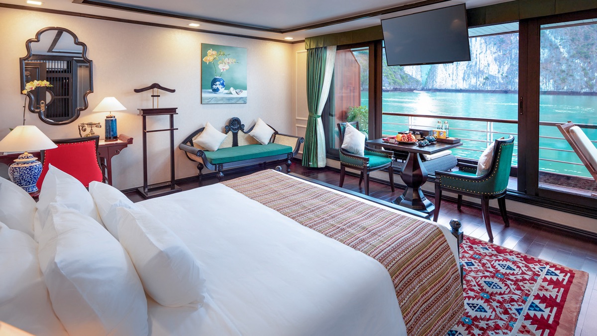 Family Terrace Suite cabin aboard Orchid Premium Cruise