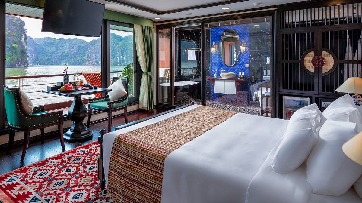 Premium Terrace Suite cabin aboard Orchid Premium Cruise