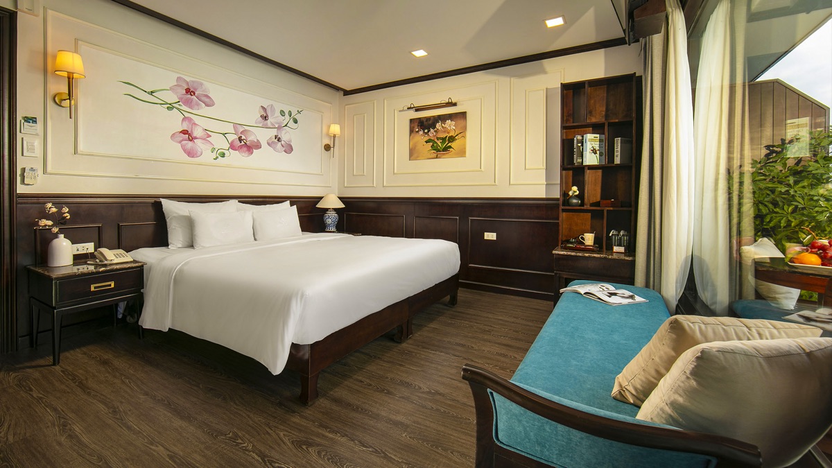 Deluxe Balcony cabin aboard Orchid Trendy Cruise