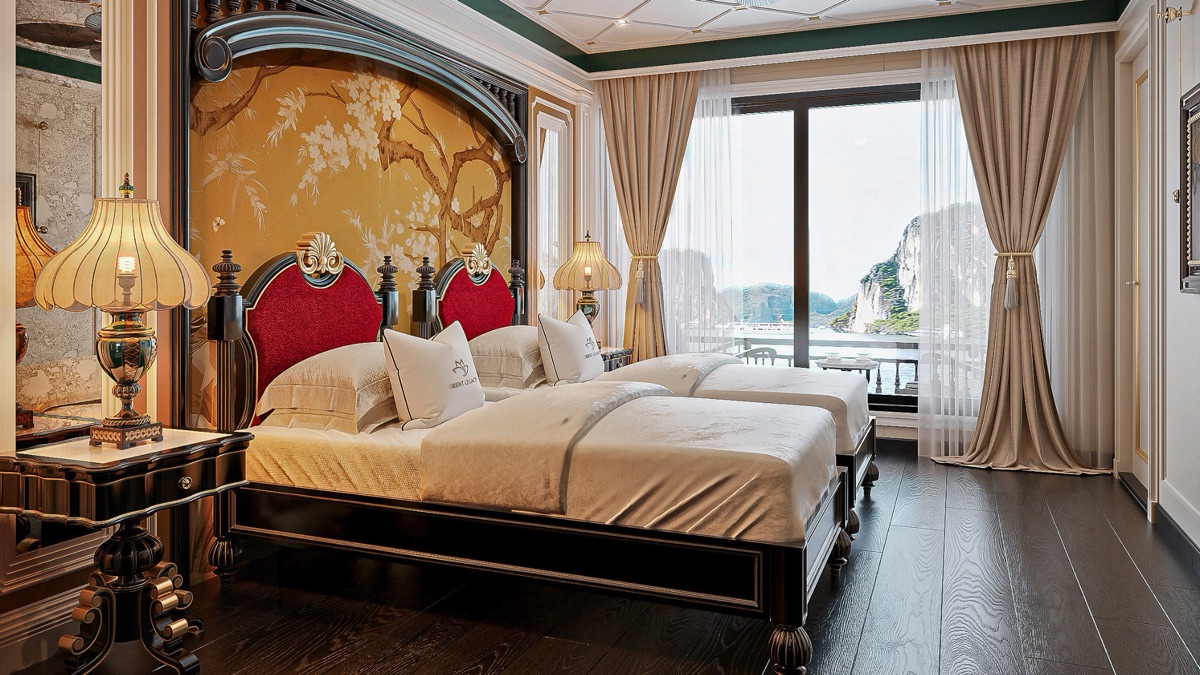 Saigon Suite cabin aboard Orient Legacy Cruise