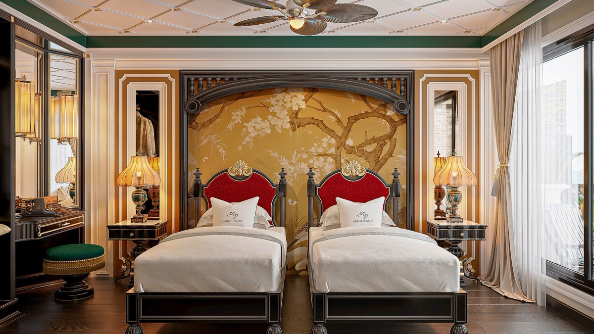 Saigon Grand Suite cabin aboard Orient Legacy Cruise