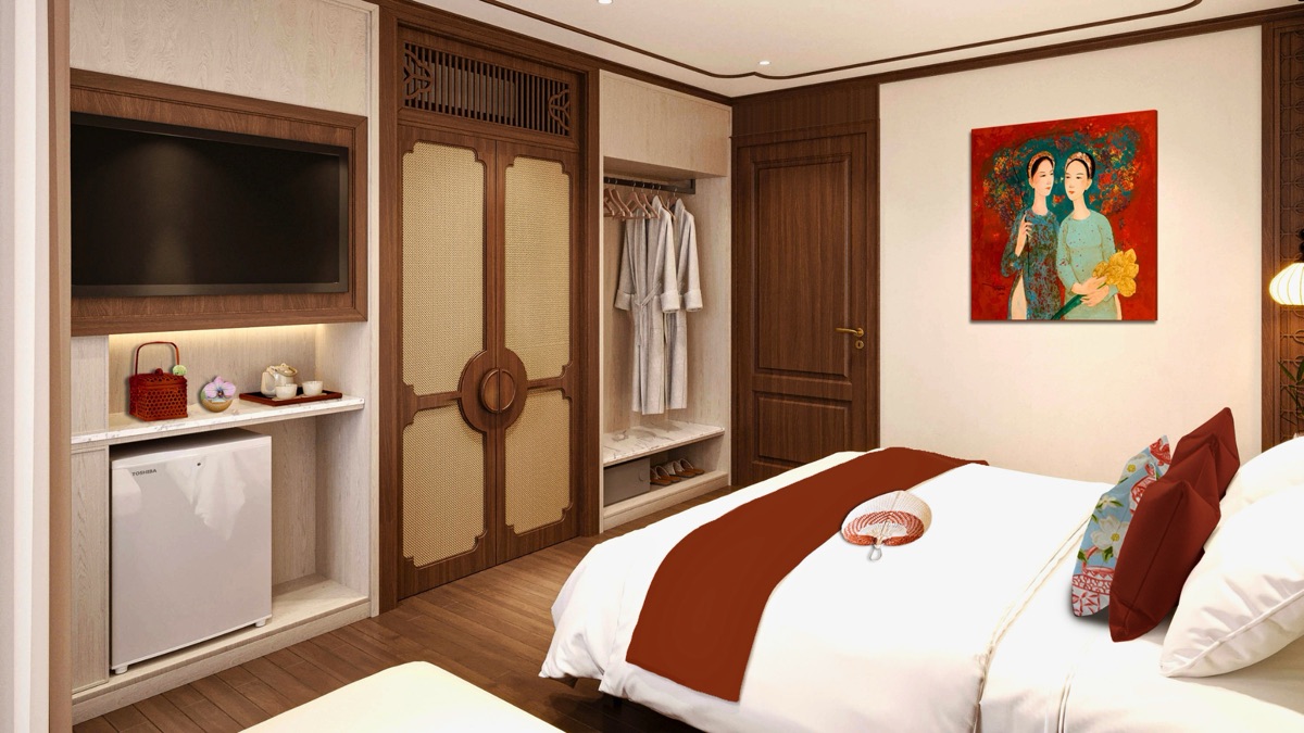 Lotus Balcony cabin aboard Oris Cruise