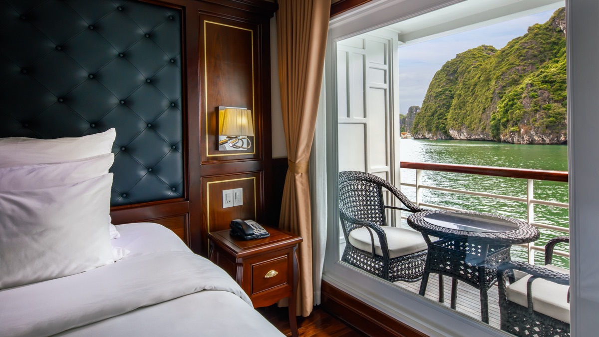 Captain's View Terrace Suite cabin aboard Paradise Elegance