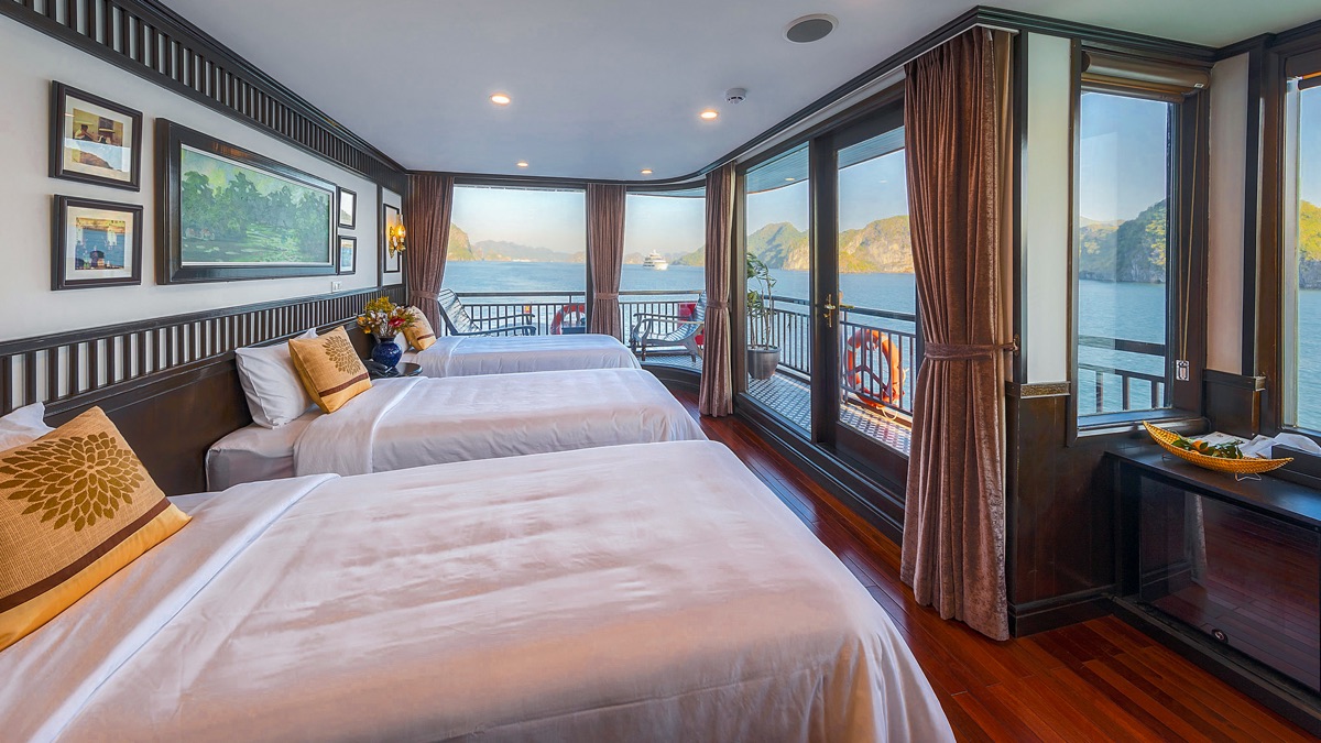 Sena Terrace Suite cabin aboard Sena Cruises