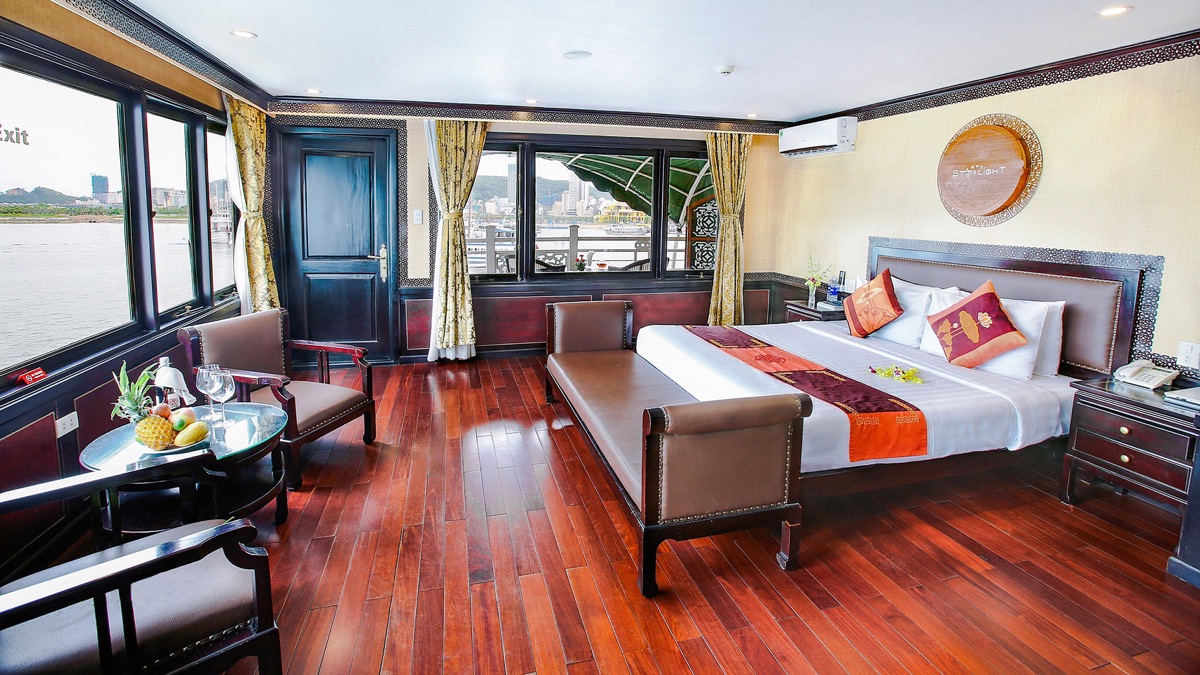 Suite Balcony cabin aboard Starlight Cruise
