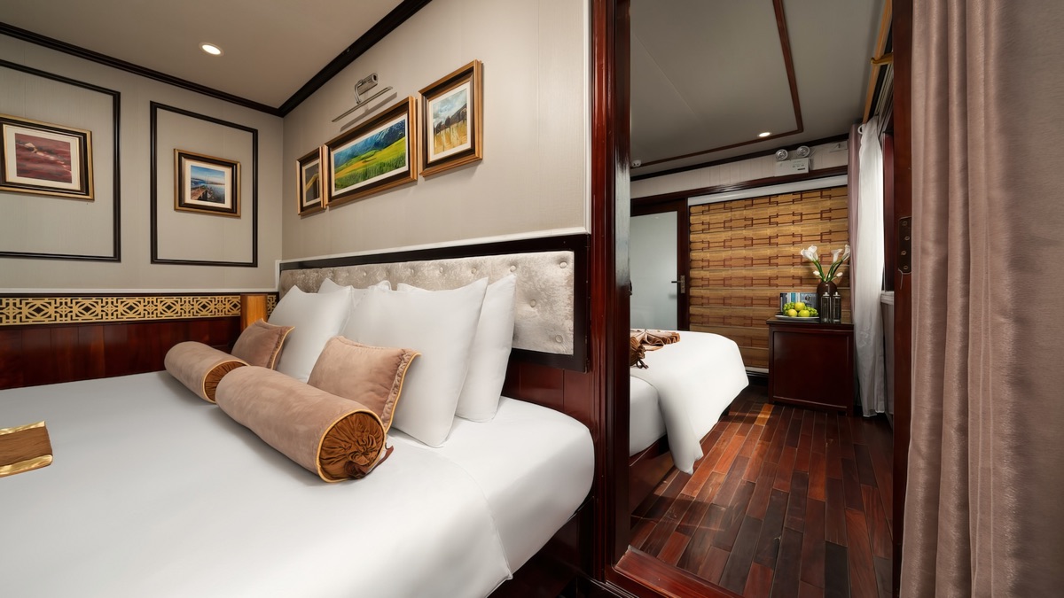 Deluxe Connecting cabin aboard Swan Cruises